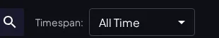 Date filter dropdown